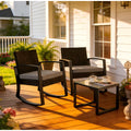 Lofka 3 Piece Patio Furniture Set